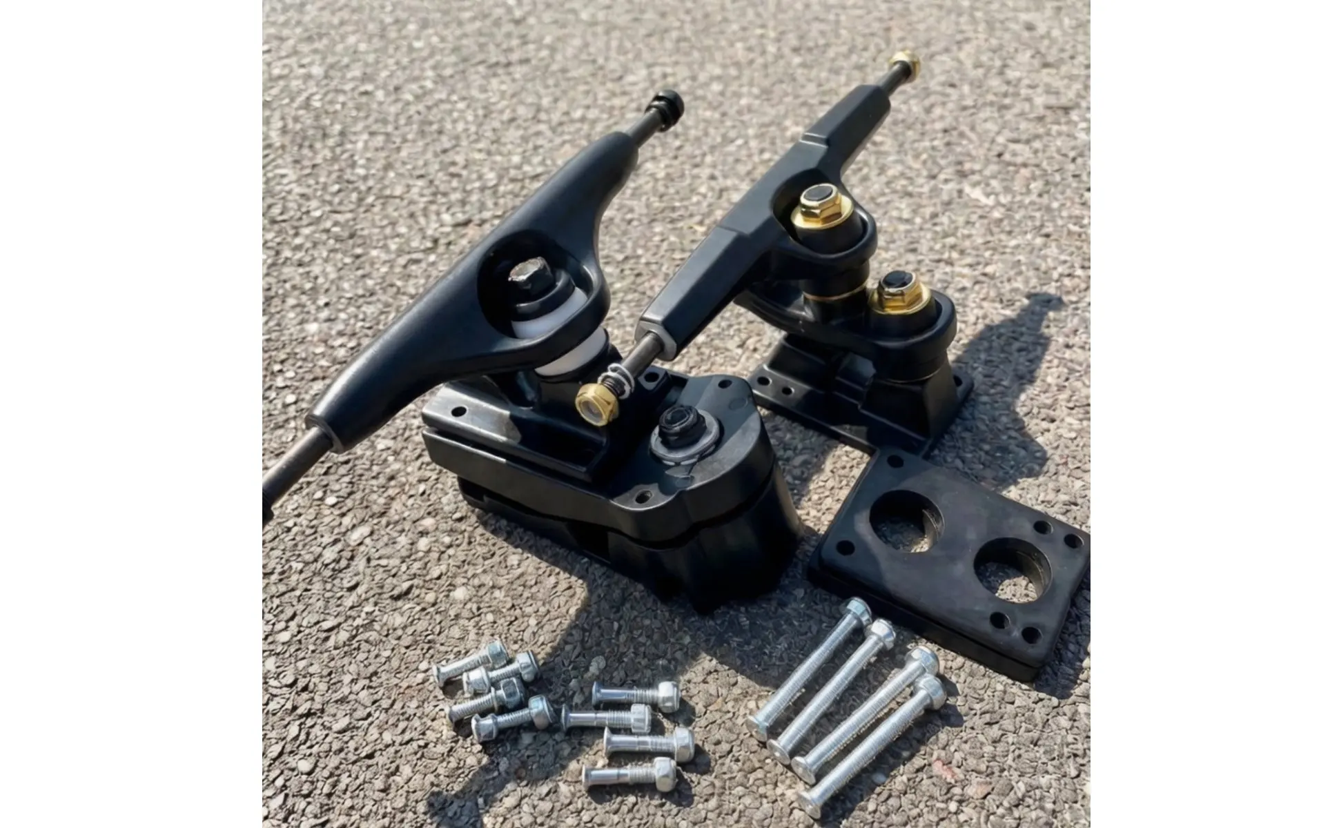 6.25 Inch Skateboard Truck Set Density Cast Land Wave-Style Skateboard Truck Set Front Surfskate Trucks Quick Pumping
