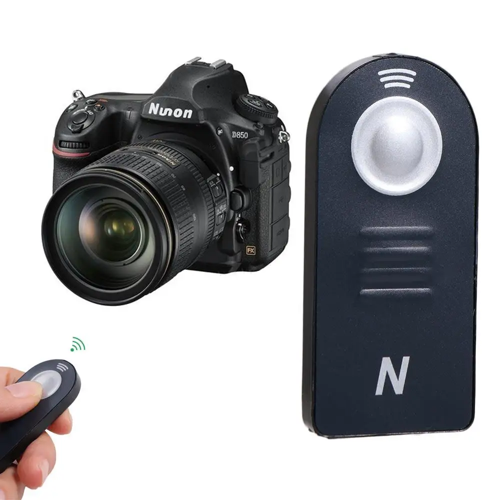 

Infrared Camera Shutter Release ML-L3 10 Meters Remote Control for Nikon SLR DSLR IR Wireless for Nikon D3200/D3300/D3400