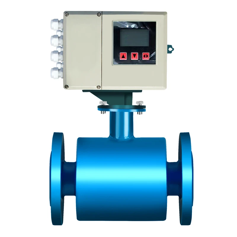 Liquid Heat Energy Measurement Calorimeter With Pt100 Temperature Sensor In-line BTU Electromagnetic Energy Flow Meter For Water