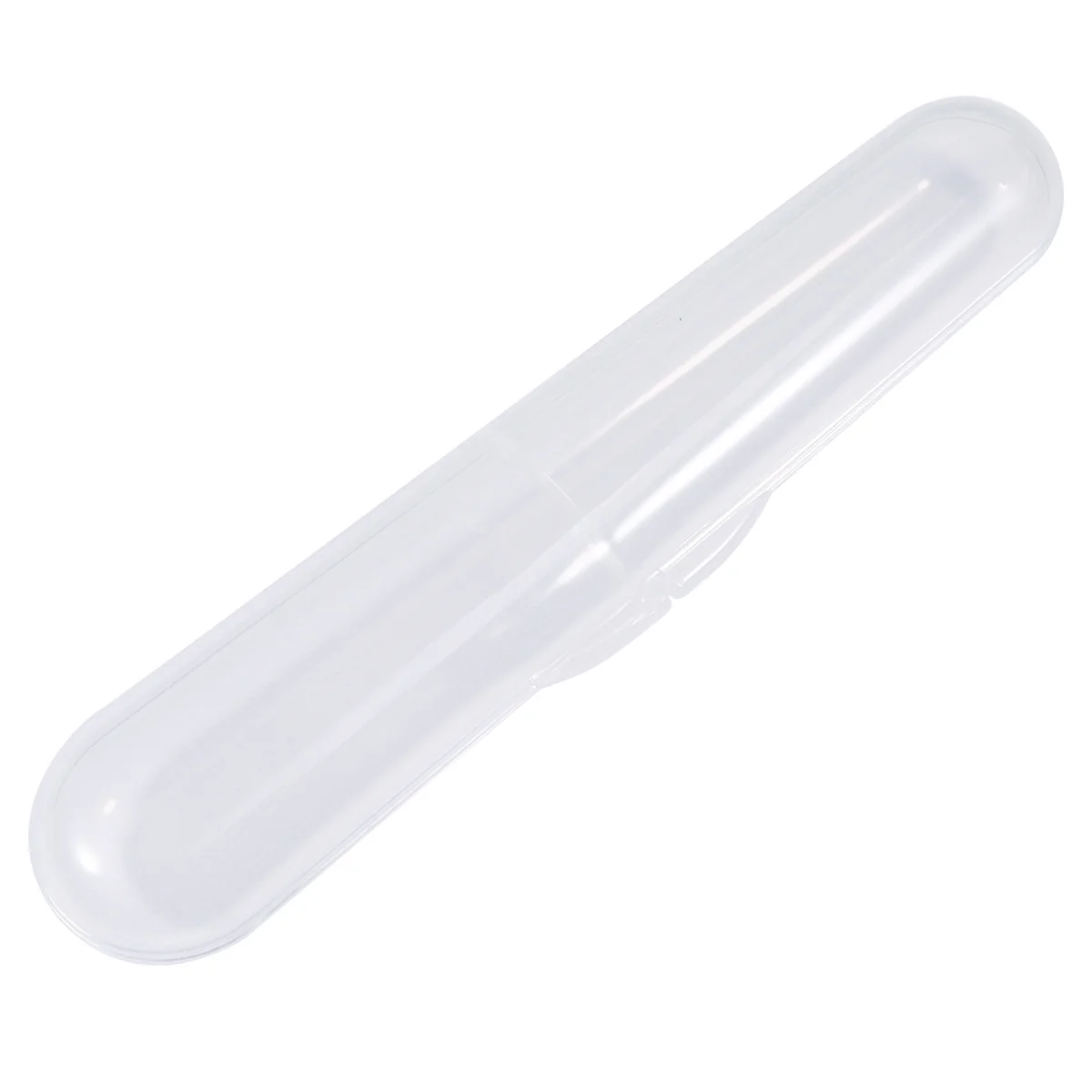 

5Pcs Baby Spoon Storage Box Transparent PP Plastic Single Spoon Case Portable for Travel Home Picnic Spoons Storage Container