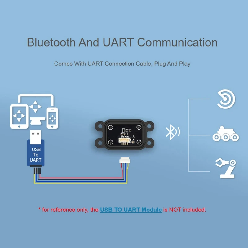 10-Axis High-Precision ROS IMU Inertial Navigation Sensor BLE 5.3 High-Precision Accelerometer Gyroscope Magnetometer