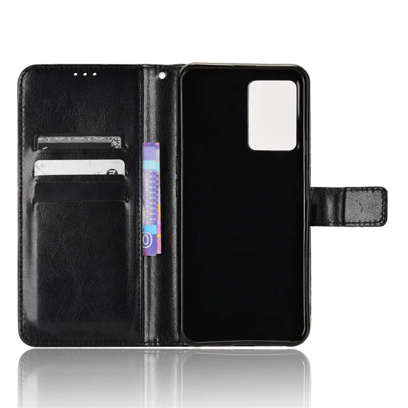 For Cubot Leather Wallet Flip Stand Luxury Phone Case For Cubot X50 Leather Crazy Horse Pattern Phone Case With Hand Strap image 3