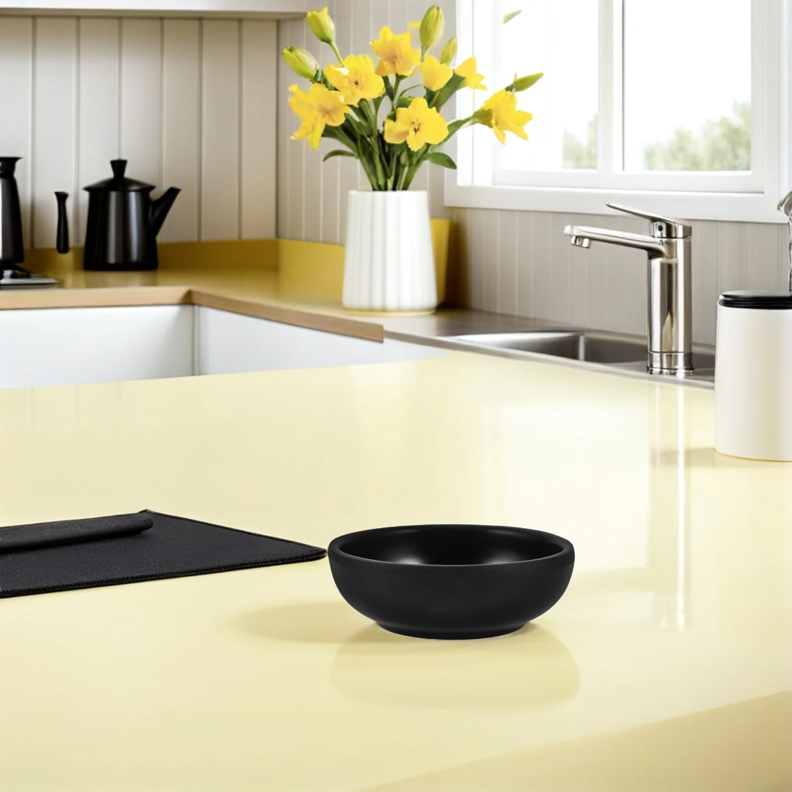 

12pcs Melamine Seasoning Dishes Small Soy Sauce Dipping Bowls For Bbq Sushi Olive Oil Condiment Holder Kitchen Serving Dish