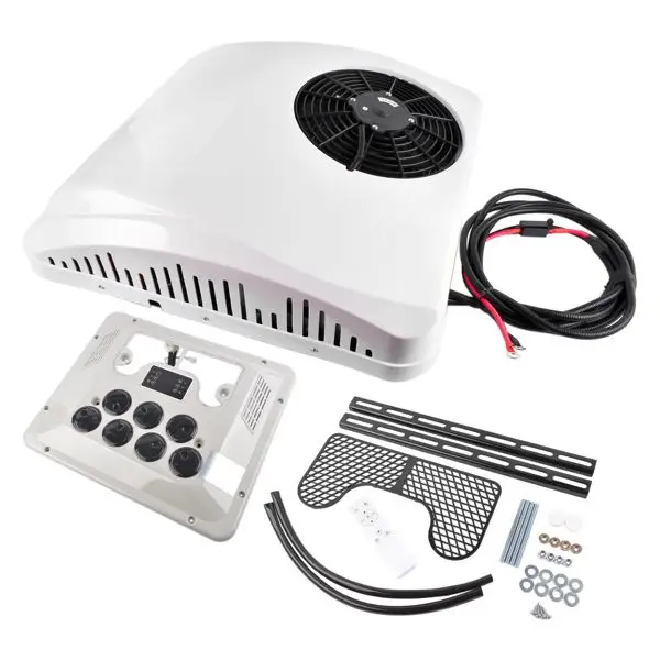 New 12V Electric Rooftop AC Unit RV Air Conditioner for Caravan Trailer RV for Mobile Living
