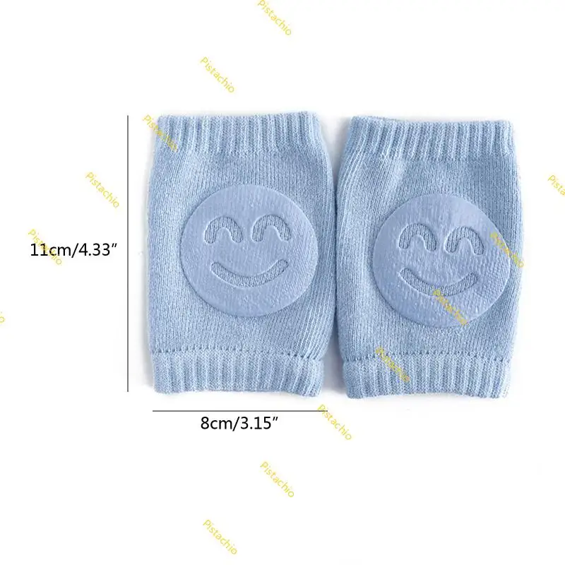 QX2D 1 زوج يزحف الطفل المضاد للانزلاق kneepads الرضع سلامة وسادة الكوع الصغار الساق حامي الدعم الركبة دافئ #6