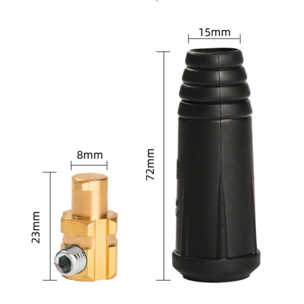 4 قطعة/المجموعة TIG آلة لحام تركيب سريع أنثى ذكر كابلات الموصلات المشبك المقبس محول القابس ForDinse DKJ10-25 DKZ10-25