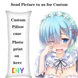 Dakimakura-funda de almohada personalizada de Anime, 50x150cm, ropa de cama Otaku, abrazando 3D, Sexy, doble cara, decoración del hogar