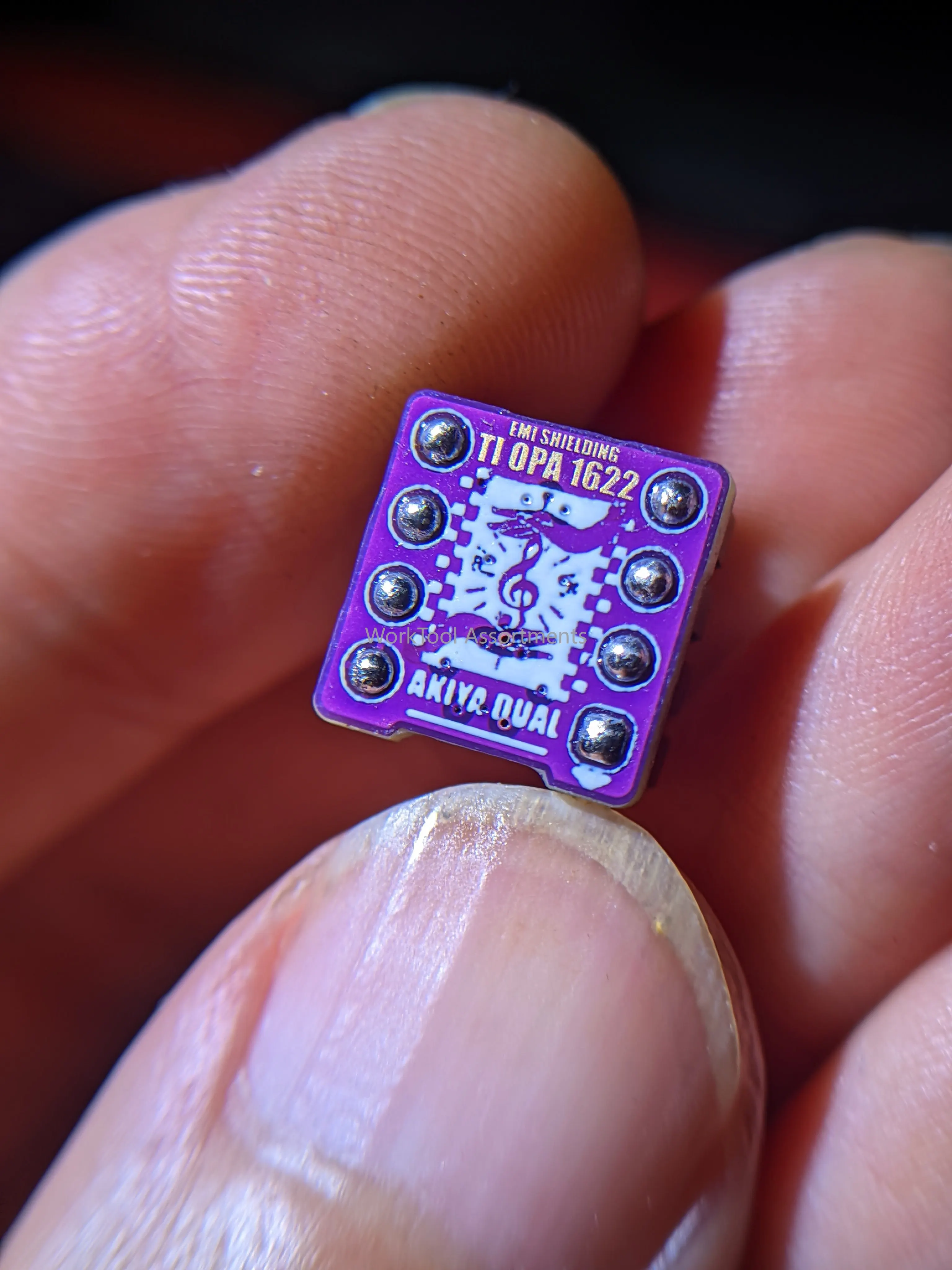 2pcs Fever version of OPA1622 dual-opamp: sold in pairs. Includes a special adapter board and a rear-mounted chip.