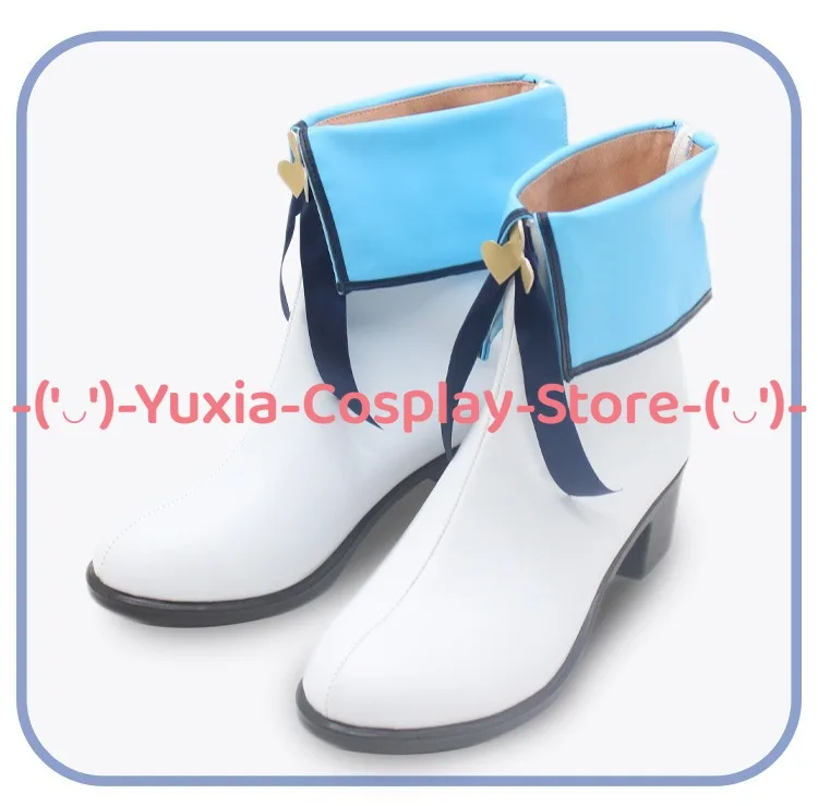 Yuxiacosplay! Project Sekai Airi Momoi Shizuku Hinomori Haruka Kiritani Cosplay Schoenen Anime Karakter Prop PU Lederen Laarzen