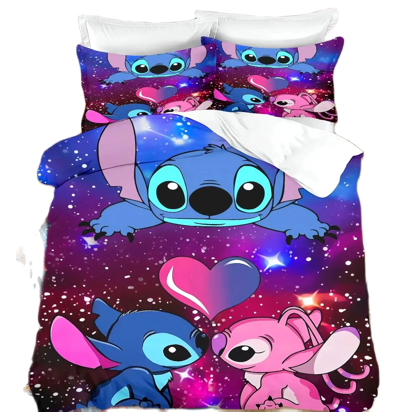 stich bedding set for kids,Disney bedding set king size,duvet cover queen,Quilt Duvet Cover for Kids Bedroom Decora Boy Girl