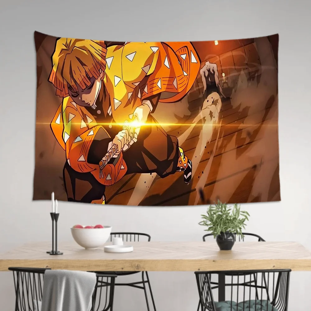 A-Agatsuma Z-Zenitsu Wandteppich Raumdekoration Wandtuch Party Hängender Hintergrund Raumdekoration Babyzimmer