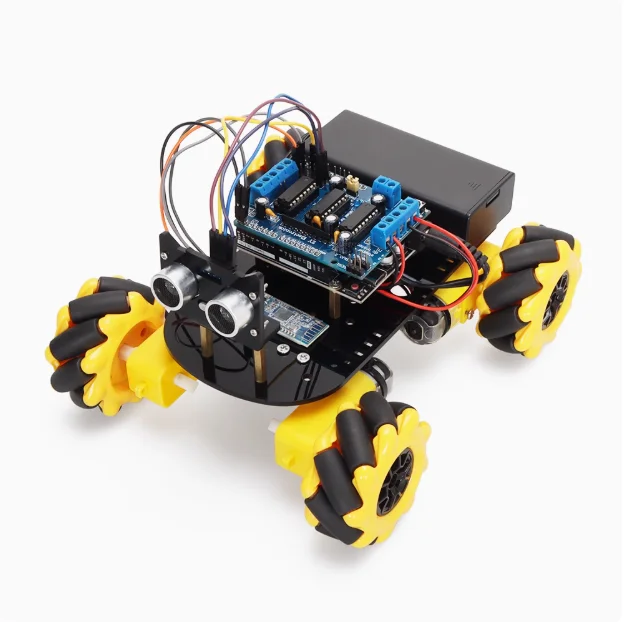 1PCS Smart Car Programming Kit 360 Degree Rotating Mini McNum Wheel Car Kit
