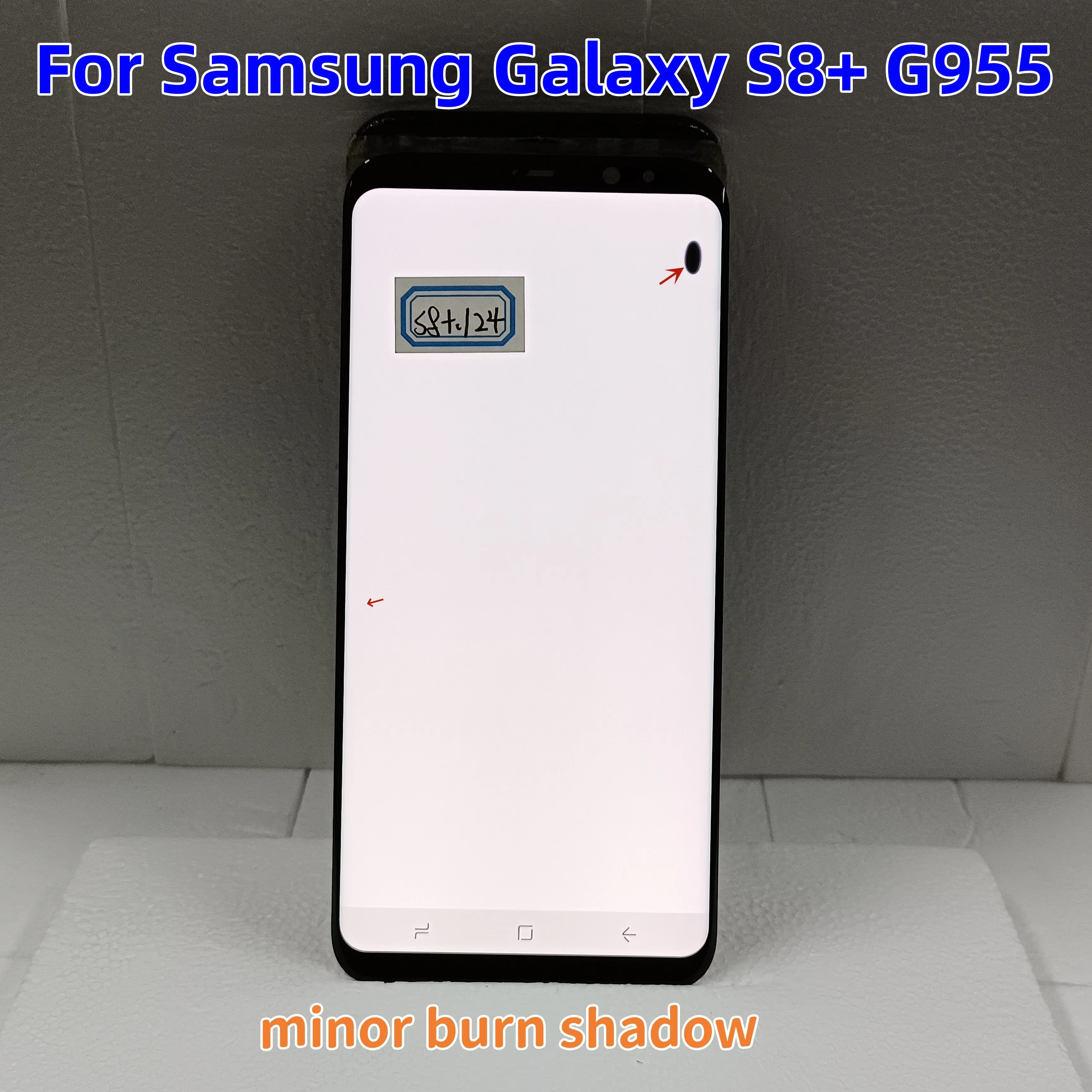 100% Tested AMOLED With defects For Samsung Galaxy S8 plus LCD Display 6.2