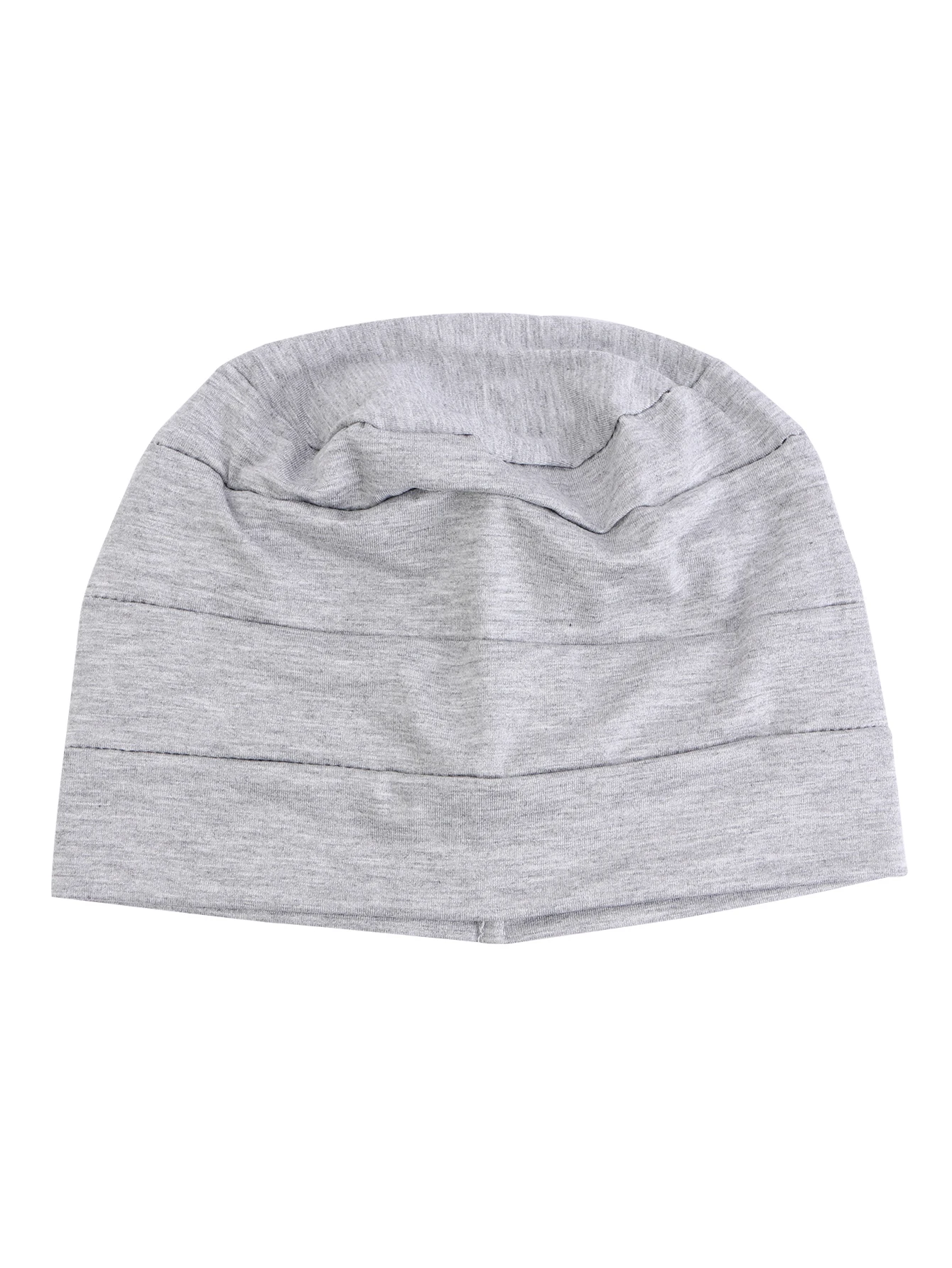 Women Cotton Slouch Beanie Chemo Cap Wwith Button Solid Color Bonnet Inner Hijabs Cap Muslim Headscarf ElasticTurban Hat