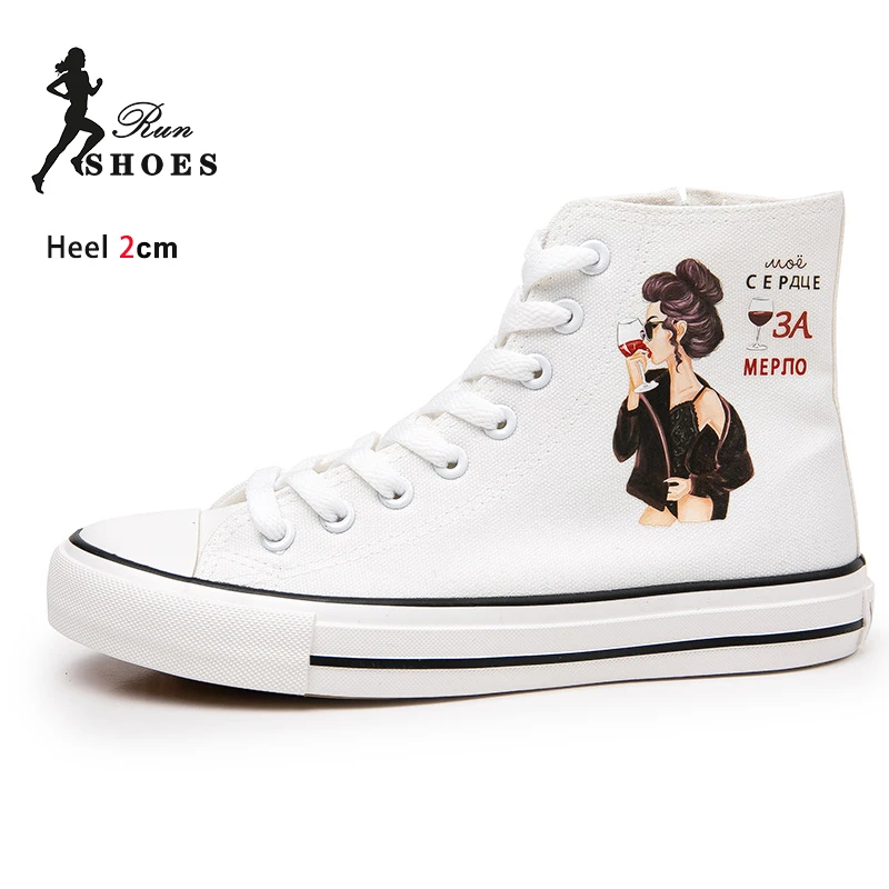 

Новинка 2023 года, женские высокие парусиновые туфли, летние кроссовки, женские полусапожки, обувь для влюбленных 2 см, Tenis Casual Zapatillas De Lona Mujer