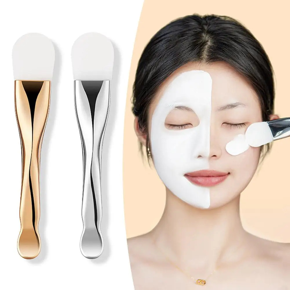 Brosse pour masque à Double extrémité, Non absorbante, pour masque en argile, outil facile à nettoyer pour bricolage, Application de masque Facial, accessoire de maquillage doux X9I8