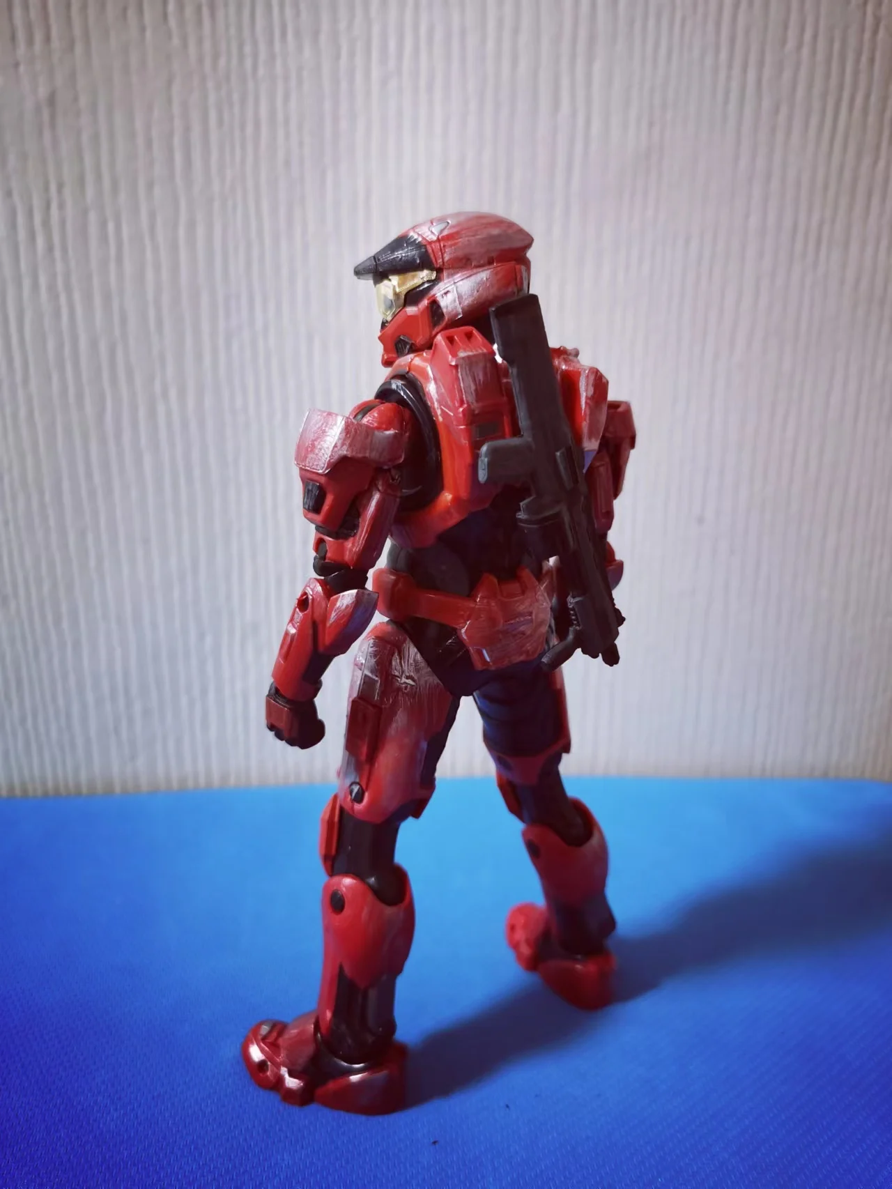 The Spartan Collection Series Red MK VII No Accessory 6.5" Loose Action Figure Figurine Toy Doll view 5