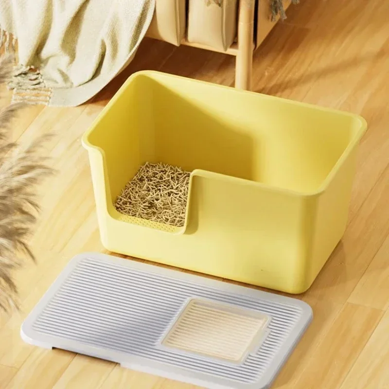 Multi-function Cat Sandbox Large Space Litter Box Splash and Odor Control Multi-scene Cat Accessories New Arrival Direct Selling