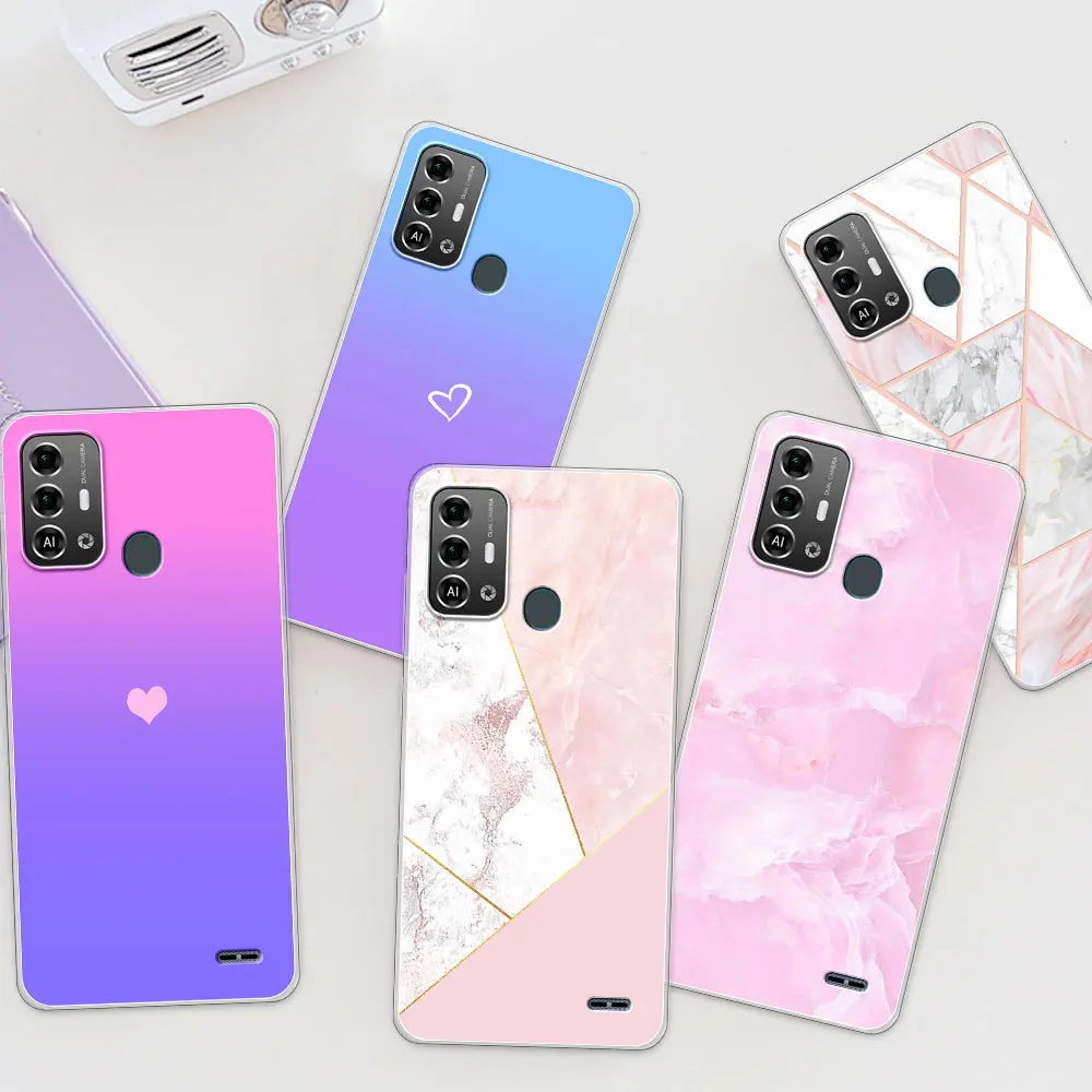 For ZTE Blade A53 Pro Case Soft Silicone Transparent Cover Coque For ZTE Blade A53 Phone Case For ZTE Blade A53 Pro Funda