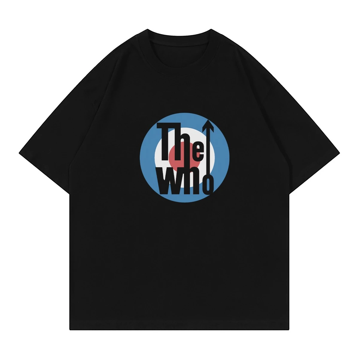 

Летняя модная футболка с графическим принтом The Who Rock Band, мужская футболка с коротким рукавом, высококачественный уличный топ