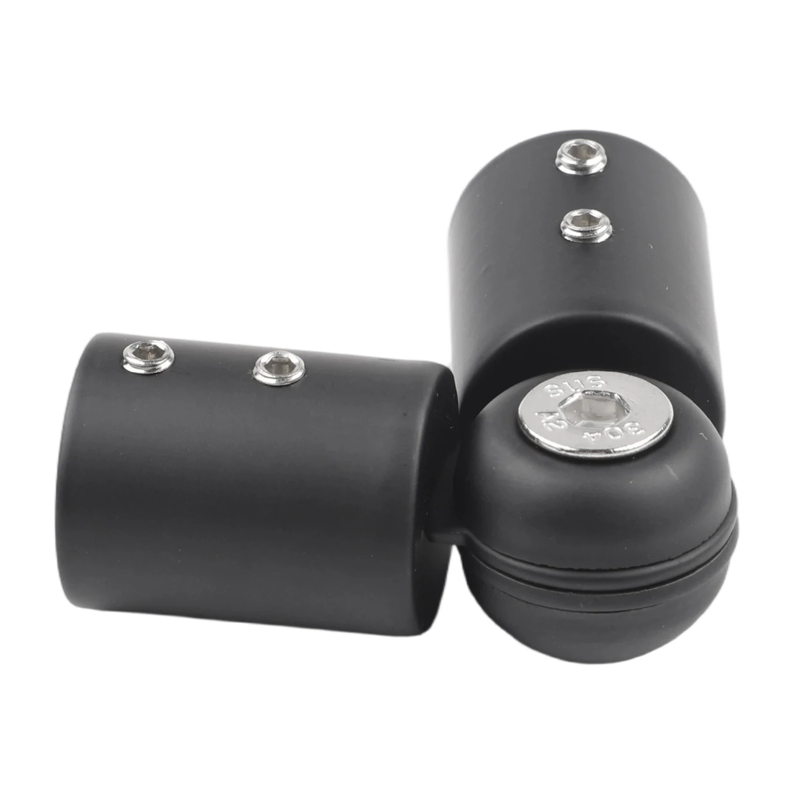 Rod Corner Connector with Adjustable Angle from 90 to 180 Degrees for Bay Window and Corner Window Curtain Rod Installations