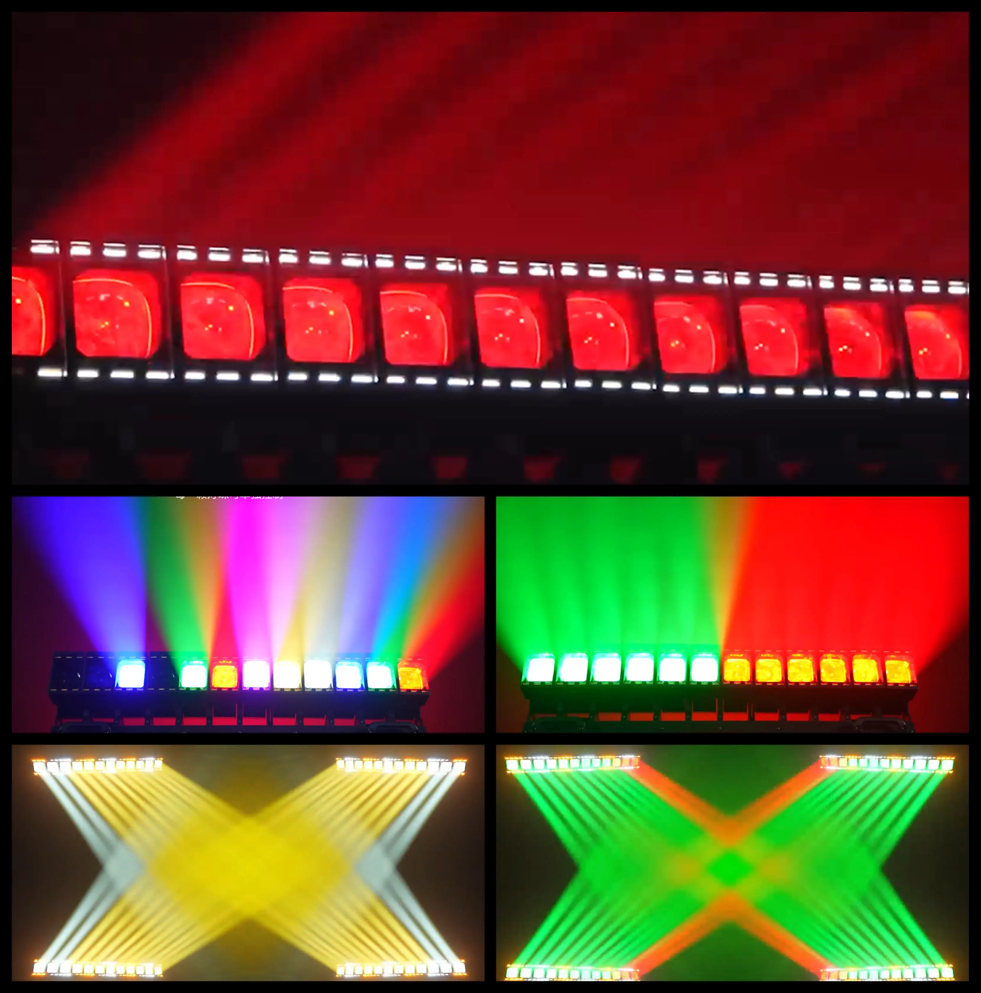 YUER 12x60W LED Moving Head Light Beam Wash Pixel Control DMX512 RDM Strobe Dimming for Stage Club DJ Bar Concert Show