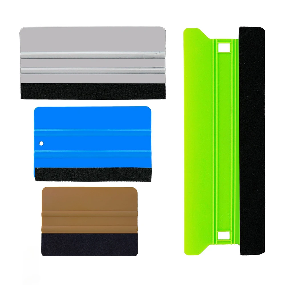 

ALIWRAP Vinyl Squeegee Kit Car Vinyl Spatula Scraper with Felt Edge Wallpaper Decal Applicator Auto Carbon Film Wrapping Tools