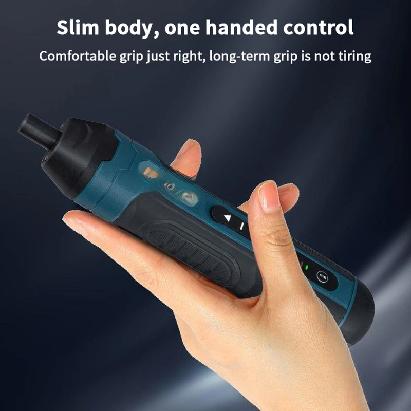 

Battery-Operated Cordless Electric Screwdriver: Straightforward Screw Installation & Extraction, Universal Tool for All Tasks