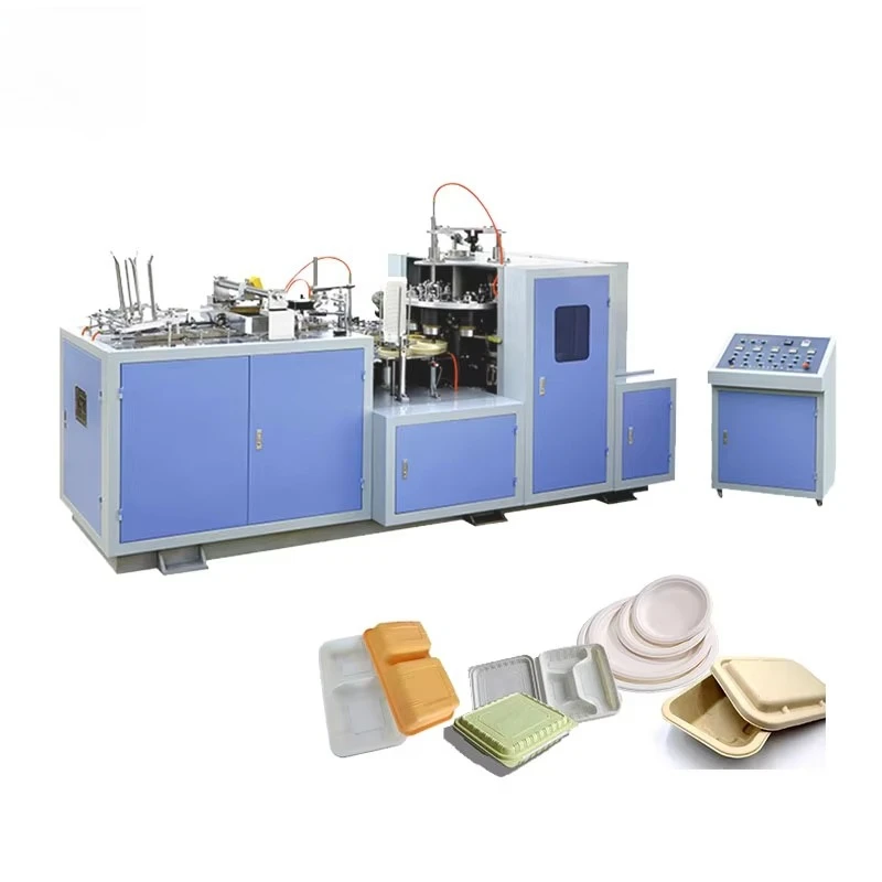 Disposable Tableware Rice Husk Molding Plate Making Machine Customized