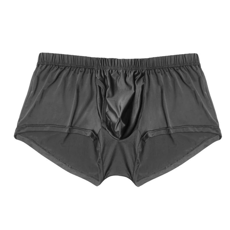 1 Stück Herren Loose-Fit Boxershorts mit Frontverschluss, Eisgewebte Stretch-Unterwäsche in Mehreren Farben, Atmungsaktiv für Schlaf, Zuhause, Alltag und Freizeit