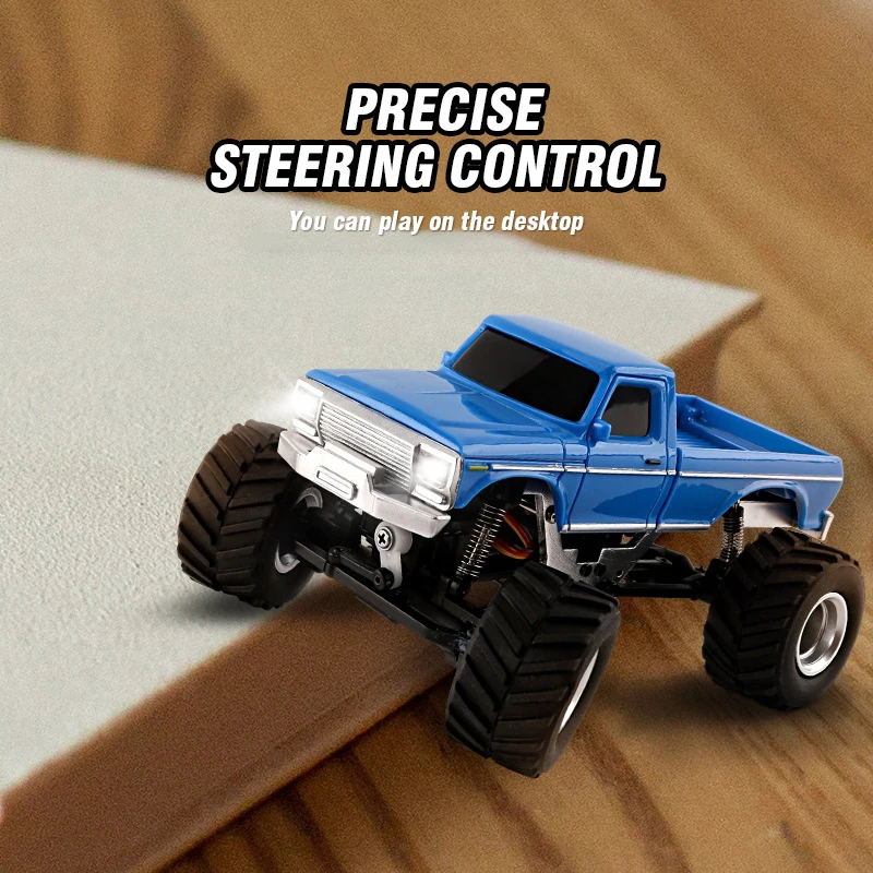 1:36 4Wd Rc Car Remote-Control Climbing Cars with Light 2.4G Off-Road Vehicles Wireless Model Toy Children Xmas Newyear Gift