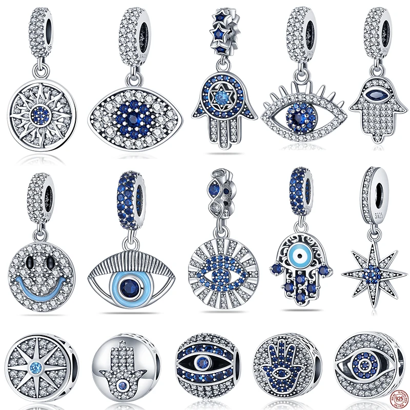 2023 New 925 Sterling Silver Devils Eye Series Charms Fit Original Brand Charms Bracelet Support Dropshipping Wholesale