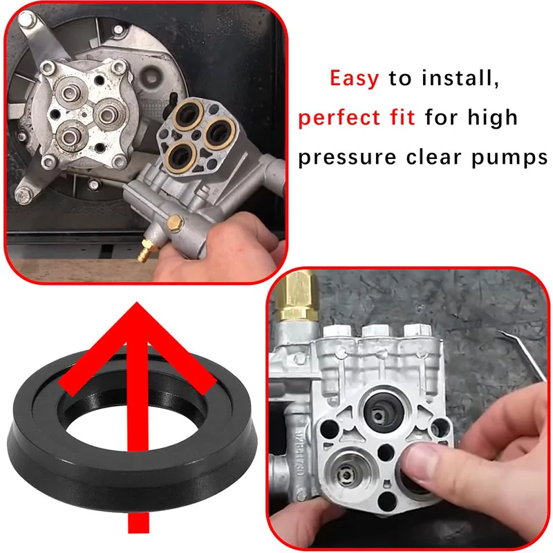 42122 High Pressure Washer Pump Water Seal Kit 3-Piece, Compatible with Pool Pressure Washer Pumps Annovi Reverberi RMW2G24