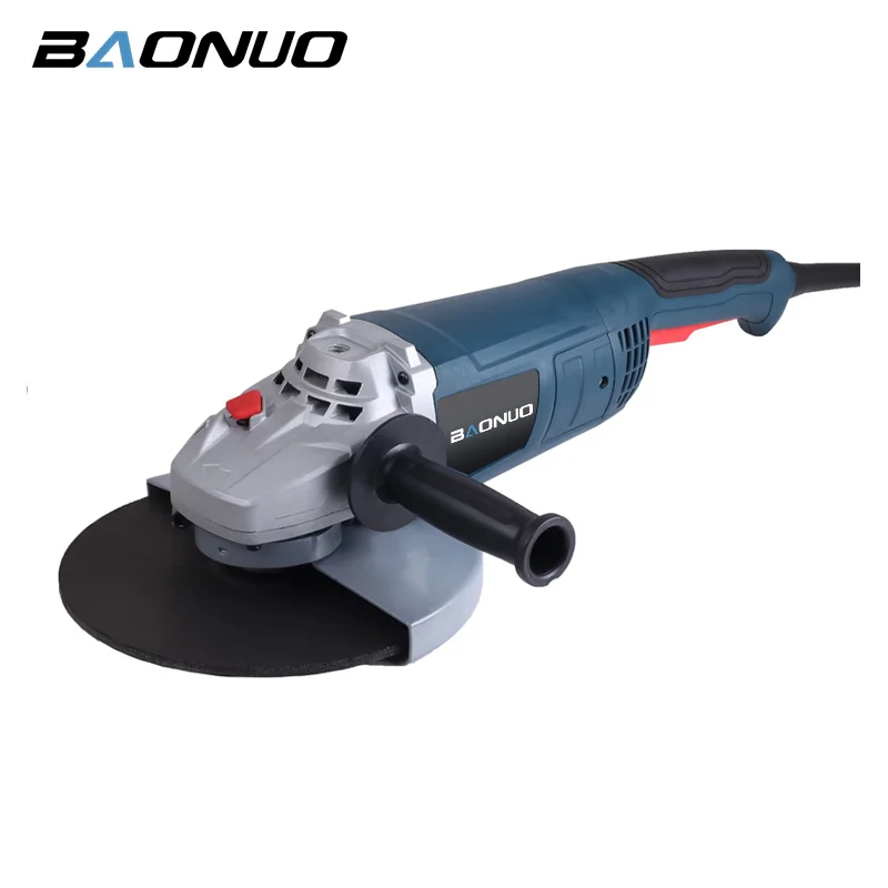 

2400W Professional 230mm Electric Angle Grinder Variable Speed Corded Grinding Cutting Machine For Metal Concrete Polishing