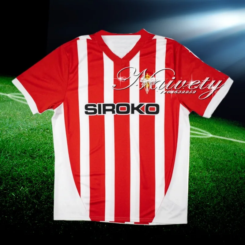 2025/26Pain gran oferta Gij Ó N Fan Edition traje de actividad de fútbol camiseta para fanáticos 3D impreso absorbente de sudor camiseta de entrenamiento de secado rápido