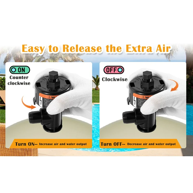 

FYBL-98209803 High Flow Air Relief Valve 98209803 For Pool And Spa Filter 98209803 High Flow Manual Air Relief Valve Replacement