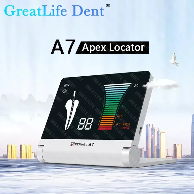 GreatLife Dent Dental Endo Apex Locator A7 Opvouwbare Endodontische Behandeling Draagbare Machine Orale Endo Chirurgische Instrumenten