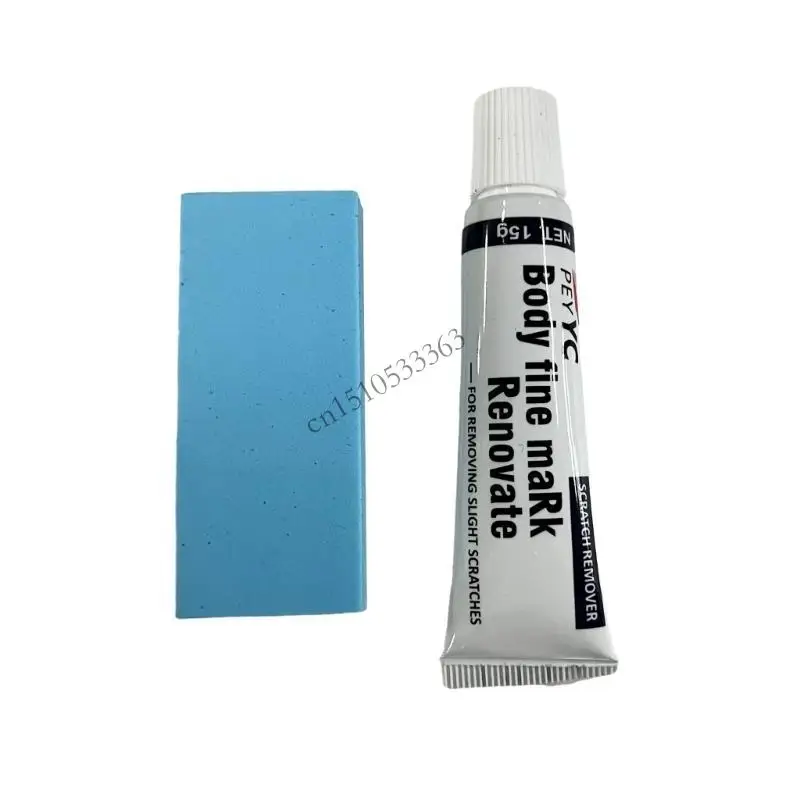 

090E Upgraded Car Scratch Repair with Sponge Polishing Wax Body Compound Cream Wax Car Body Compound Scratch Remover