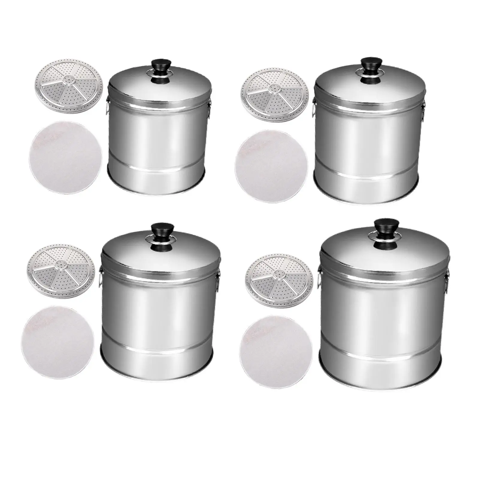 Premium Stainless Steel Rice Cooker Set with Steaming Accessories image 2