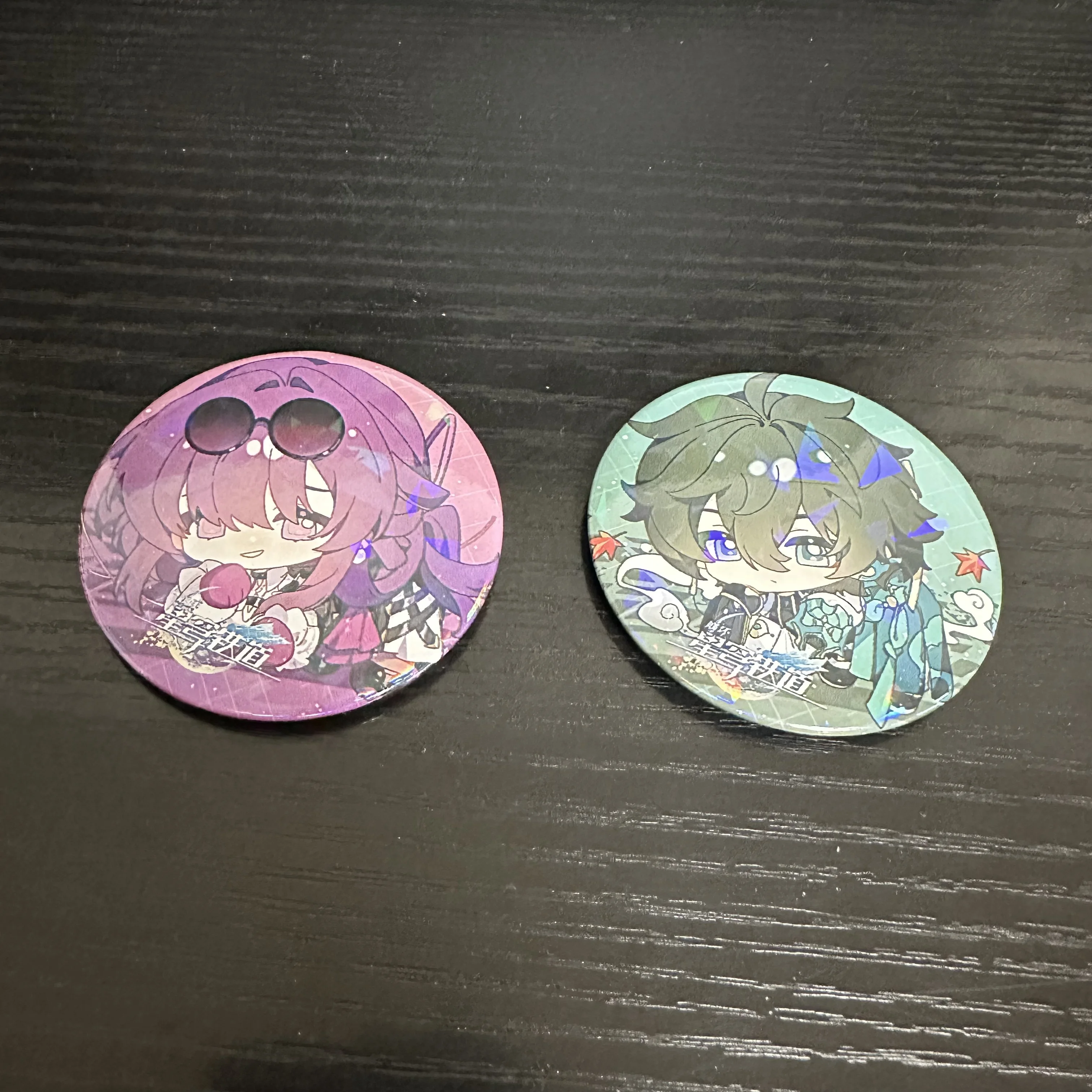 New Game Honkai Star Rail Figures March 7th Dan Heng Himeko Cosplay Exquisite Metal Badge Bag Pins Fans Christmas Brooch Gifts