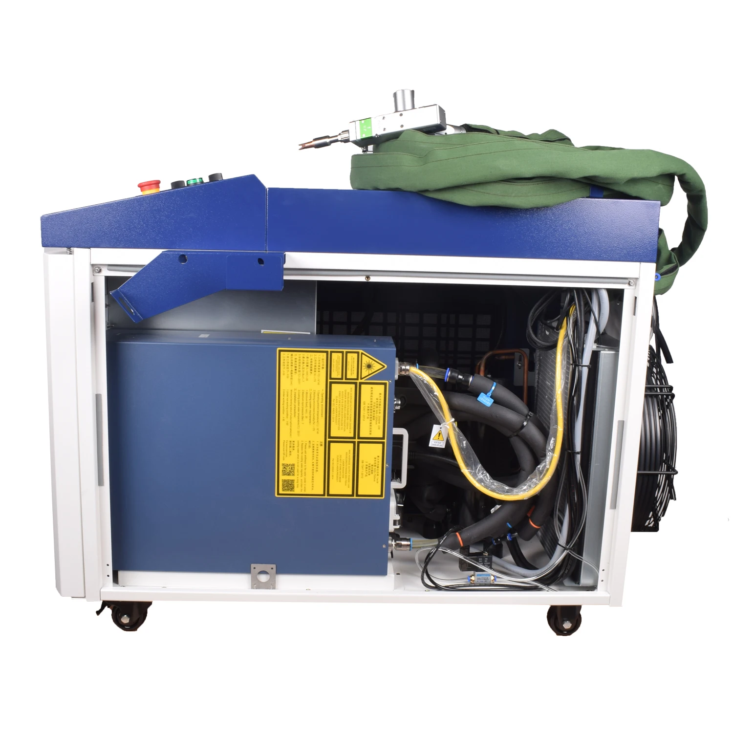 Raycus 레이저 용접 섬유 레이저 용접기 청소 절단기, S & A 물 냉각기, 산업용 전기, 4 in 1, 3000W, 380V