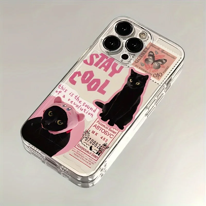 Black Cat Meme Sticker Collage - Travel Accessories Iphone 评论和价格