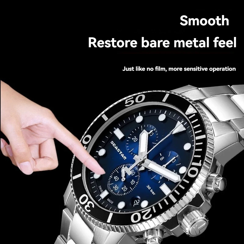 For Tissot Starfish T035 Series Watch Screen Tempered Film T120.407 Protective Film T120.417 T141 HD Explosion-proof T120.210