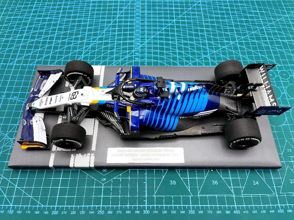 Minichamps 1:18 F1 FW43B 2021 Russell Saudi Arabia Simulation Limited Edition Resin Metal Static Car Model Toy Gift