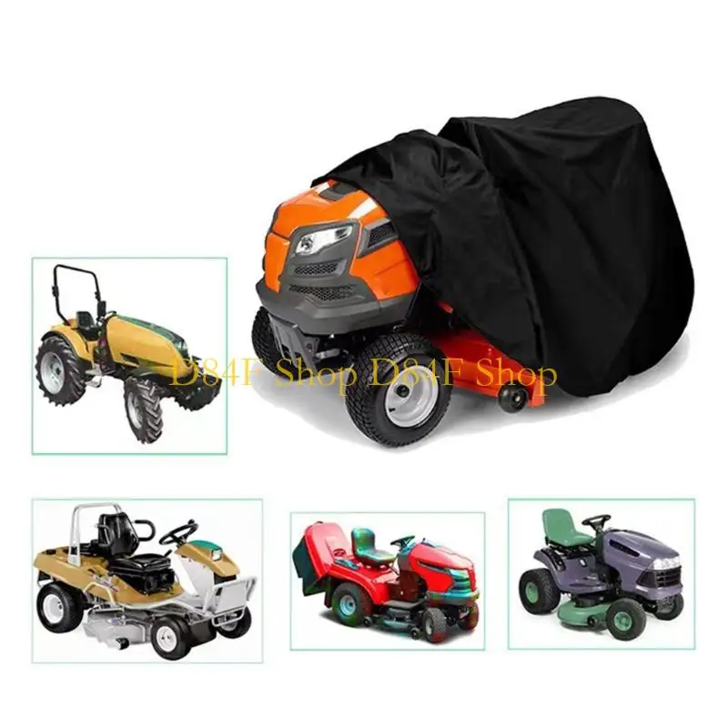 

D84F Прочный чехол для хранения газонокосилки из сверхпрочной водонепроницаемой ткани с ветрозащитной эластичной кромкой, в для