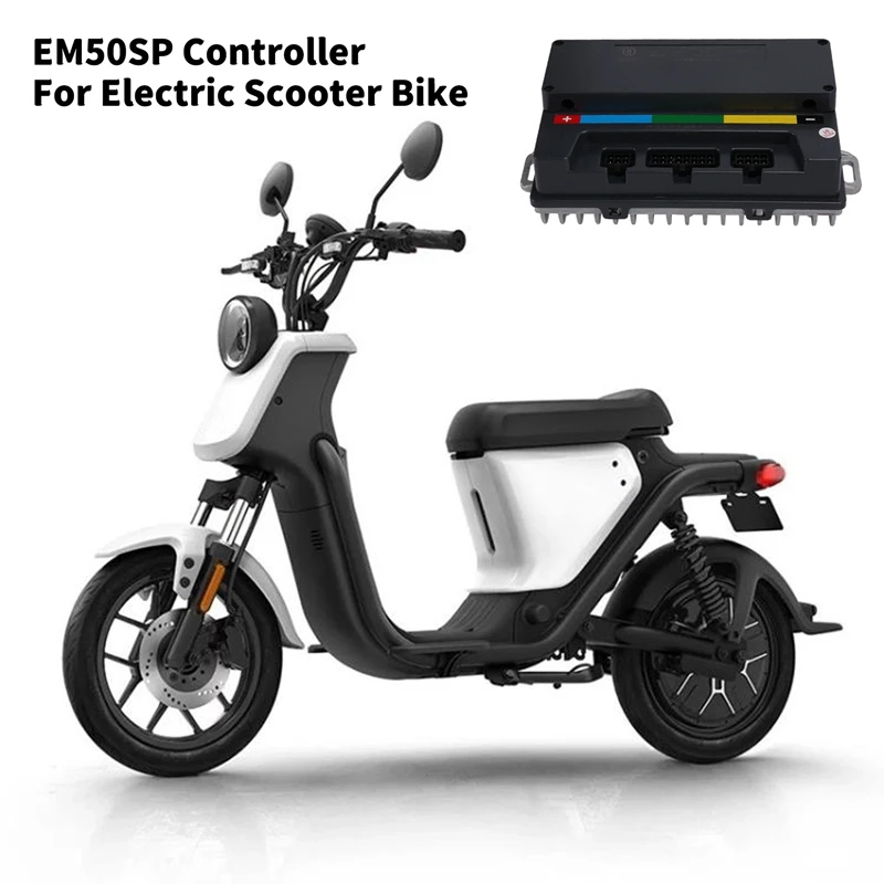 Imagem -06 - Controlador de Onda Senoidal para Scooter Elétrico Em50sp Programável 72v 50a 55kph