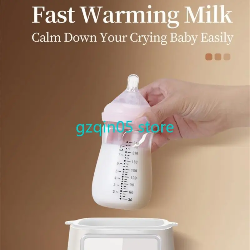 H055 Fast Heating Bottle Warmer for Breast Milk Formula Bottle Warmer with Timer & Night Light Multifunctional Bottle Warmer