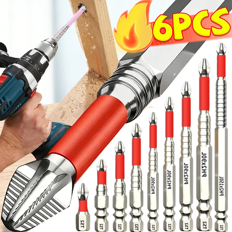 

Новые магнитные насадки-отвертки с крестообразным шлицем, противоскользящие, с высоким крутящим моментом, из стали S2, для ударных дрелей, с шестигранным хвостовиком, аксессуары для электроинструментов