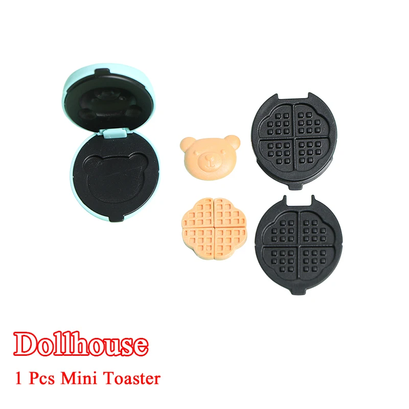 1 قطعة بيت الدمية المطبخ محمصة صغيرة جيب فرن كهربائي لعبة نموذج لعبة مصغرة #1