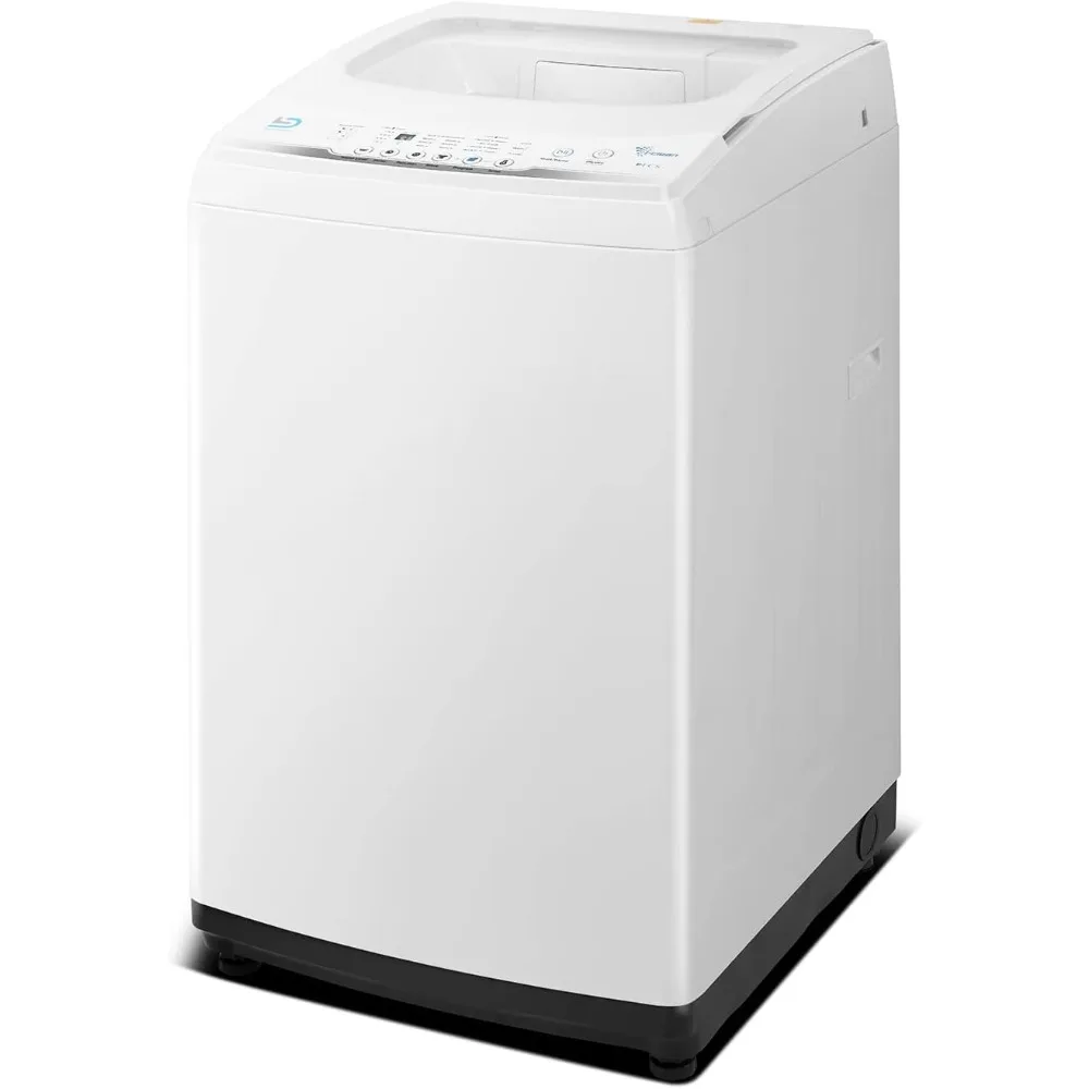 Portable Washing Machine, 2.0 Cu.Ft. Compact Washer with Fast Cleaning System, 8 Automatic Washing Programs, LED Display, for RV